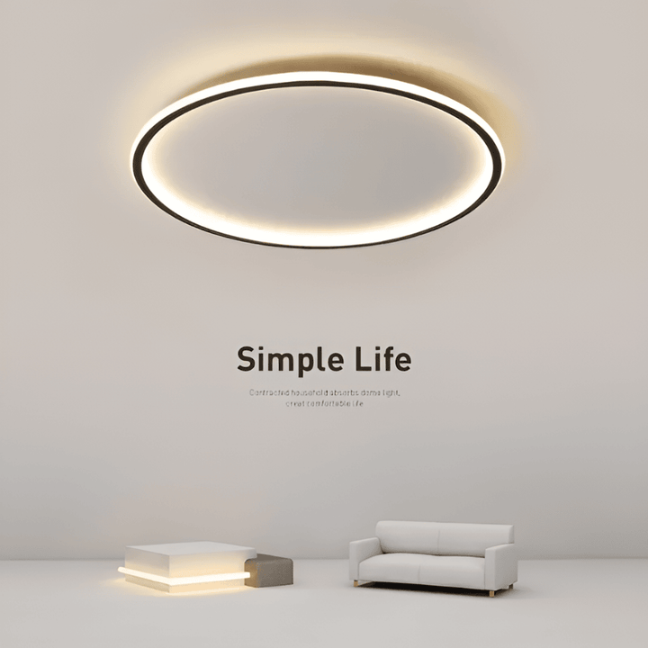 Round Dimmable LED Ceiling Light | Modern Nordic Design