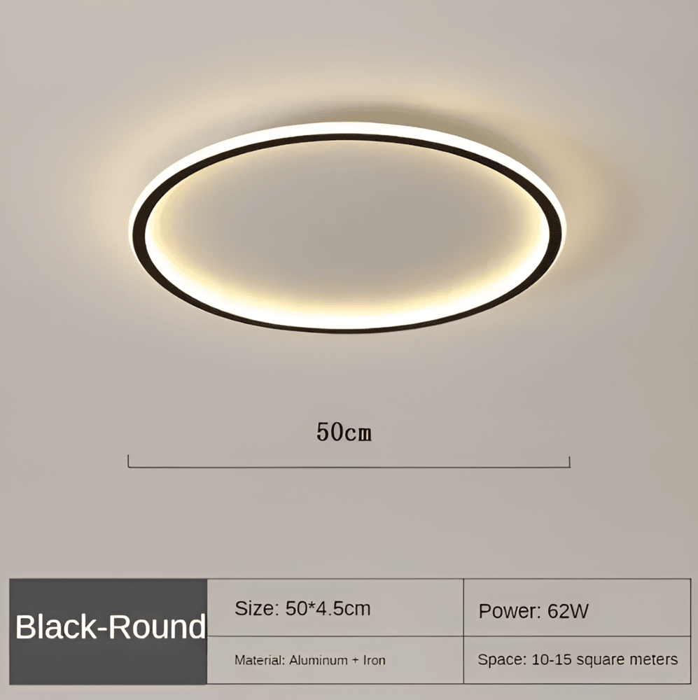 Round Dimmable LED Ceiling Light | Modern Nordic Design
