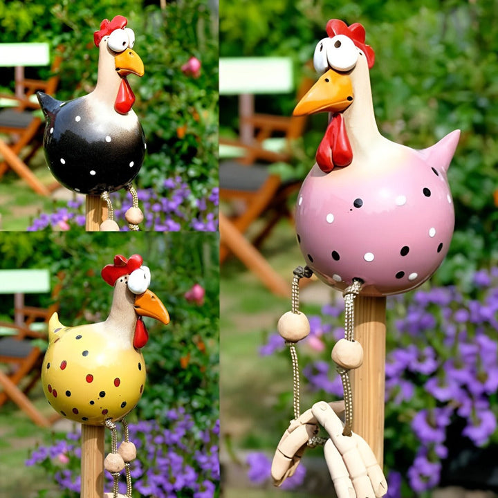 Handcrafted Rooster Garden Statue