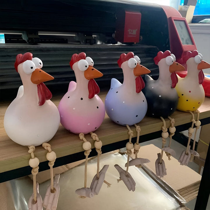 Handcrafted Rooster Garden Statue