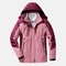 Women’s Hip-Length Woven Jacket with Hood & Slit Neck