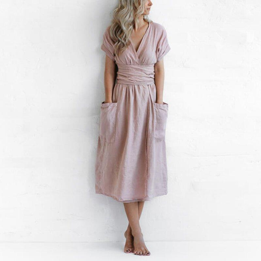 Talyra | Women’s Casual V-Neck Dress