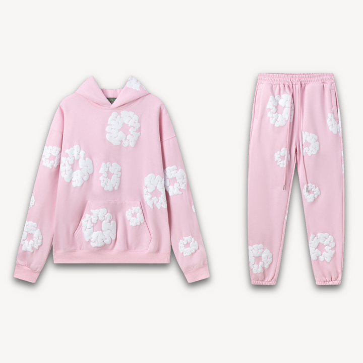 Unisex Cotton Wreath Hoodie & Jogger Set | Matching Set