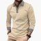 Men’s Long-Sleeve Polo Shirt | Casual Smart Knit Top