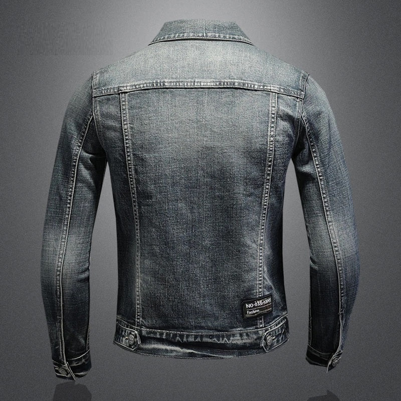 Men’s Vintage Denim-Blend Jacket | Milano Edition