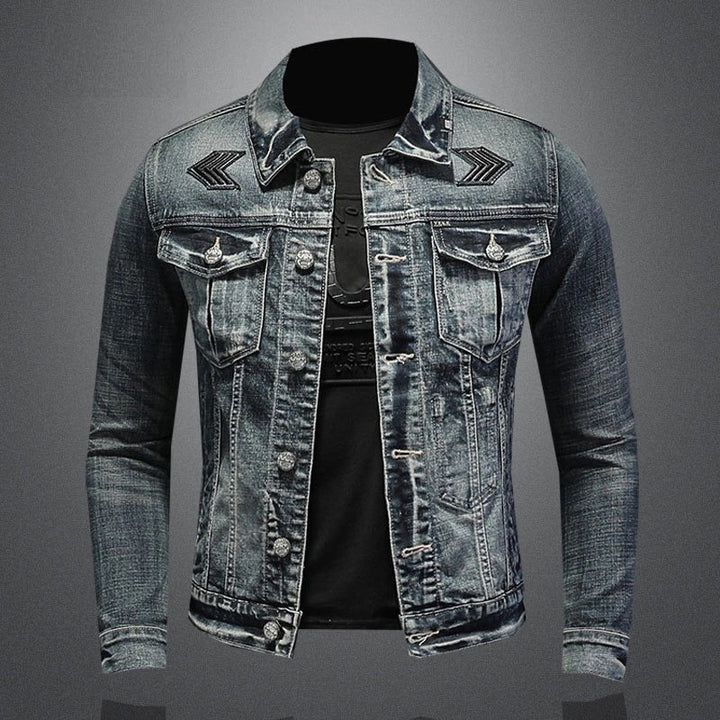 Men’s Vintage Denim-Blend Jacket | Milano Edition