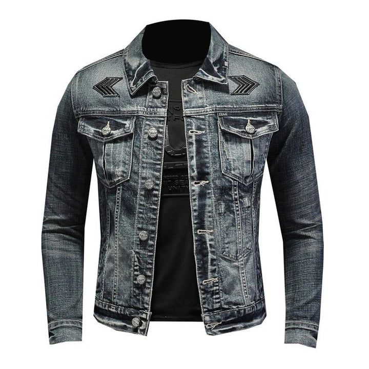 Men’s Vintage Denim-Blend Jacket | Milano Edition