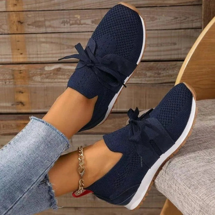 Orthopedic Women’s Shoes with Elegant Bow