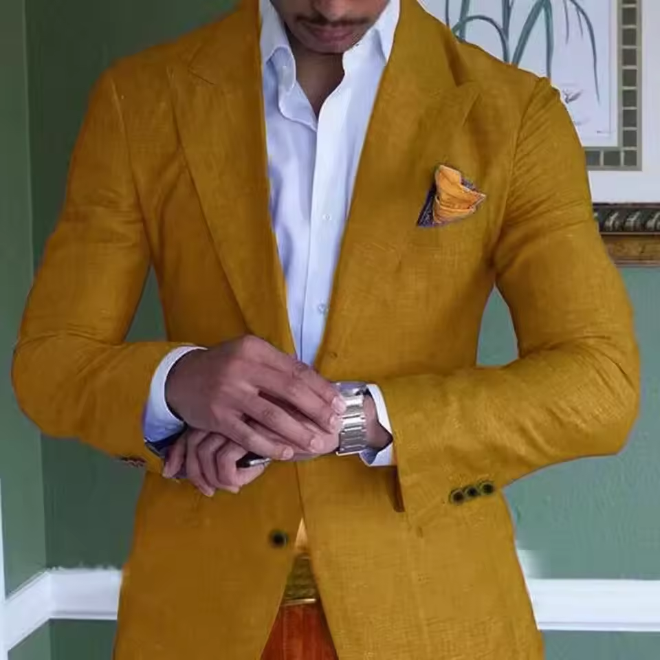 Men’s Helsinki Coat with Double Button Closure | Blazer Design