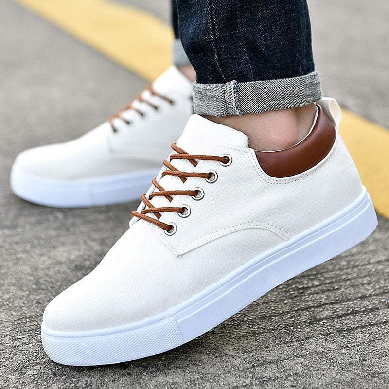 Men’s Canvas Sneakers | Business Casual Style