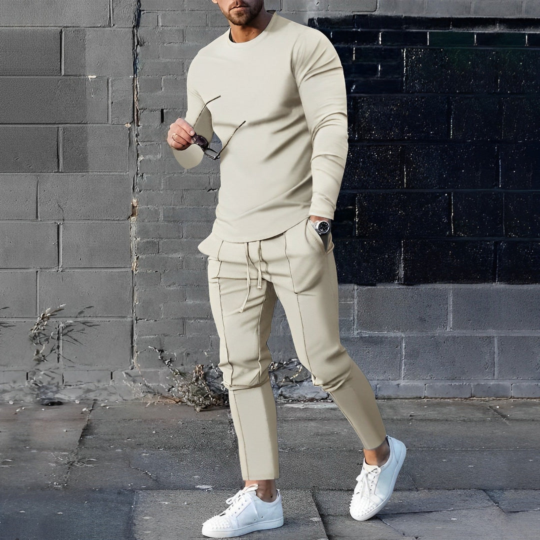 Men’s Stylish Set | Flexible Two-Piece Casual Outfit