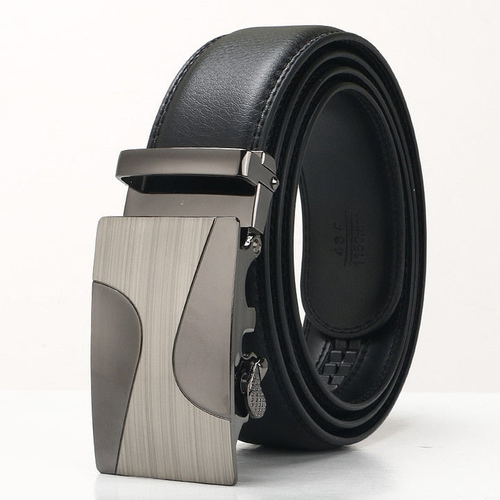 Henrikas | Classic Men's Leather Belt with Matte Buckle