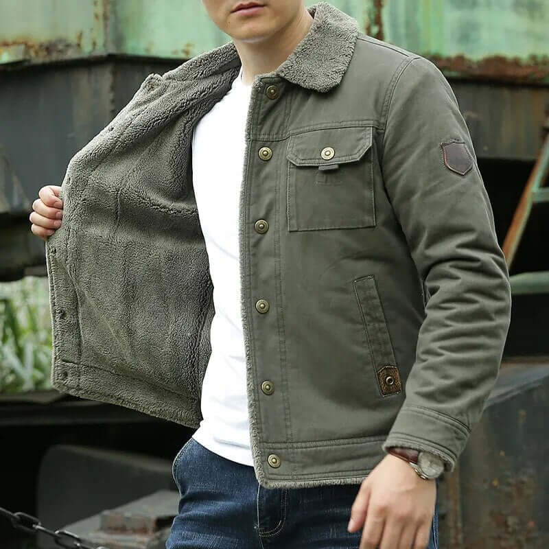 Men’s Thermofly Soft Lined Insulated Coat for Winter Warmth