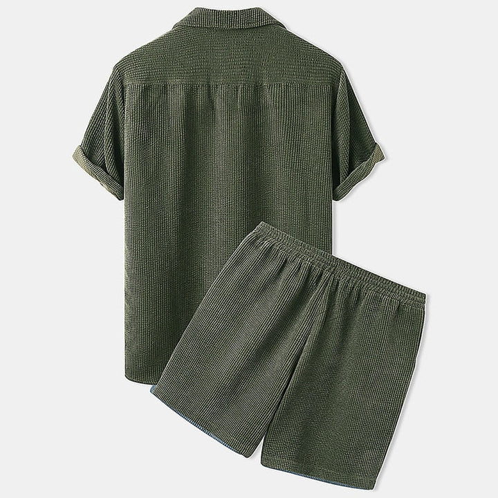 Derren | Men’s Corduroy Short Summer Set