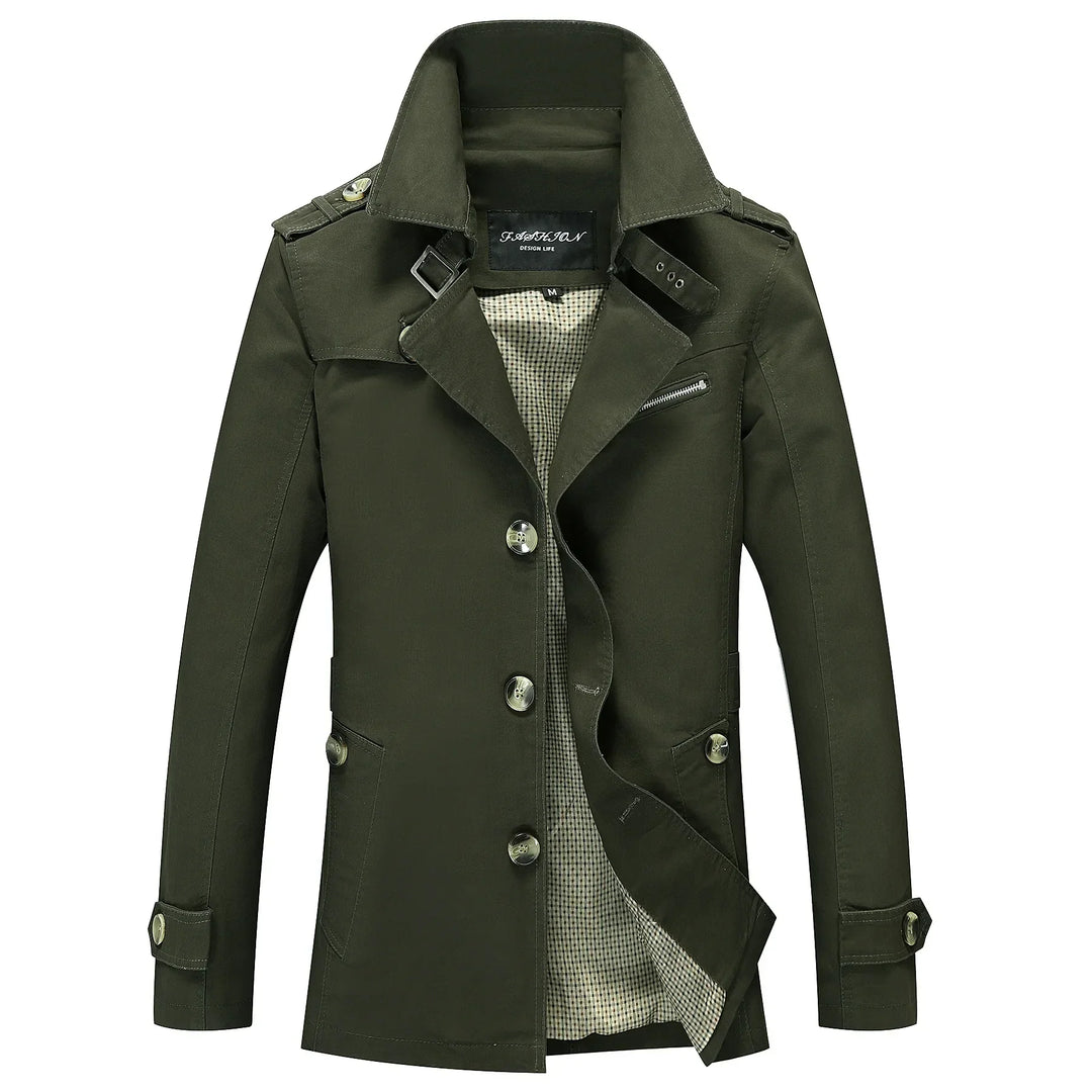 Men’s Long Trench Coat