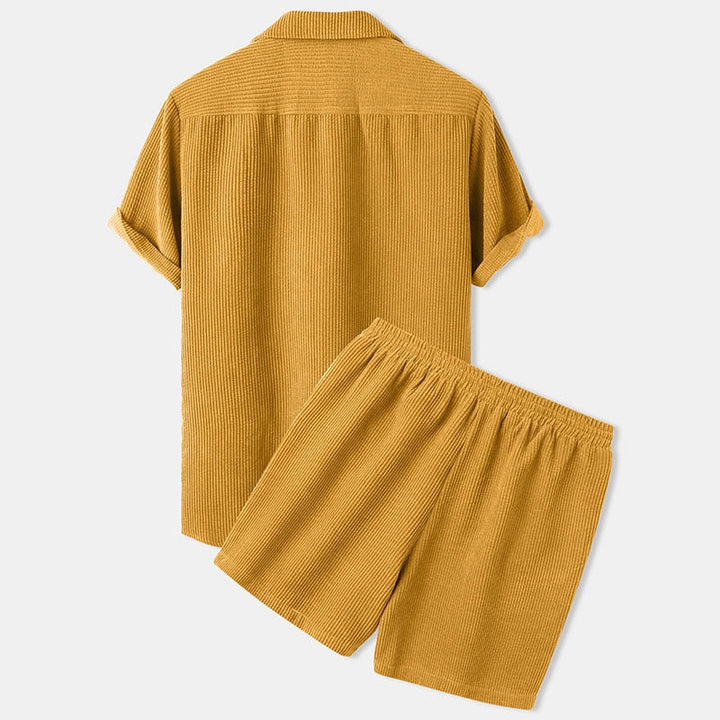 Derren | Men’s Corduroy Short Summer Set
