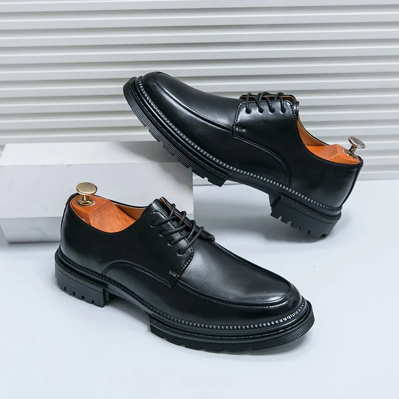 Men’s Classic Lace-Up Oxford Dress Shoes