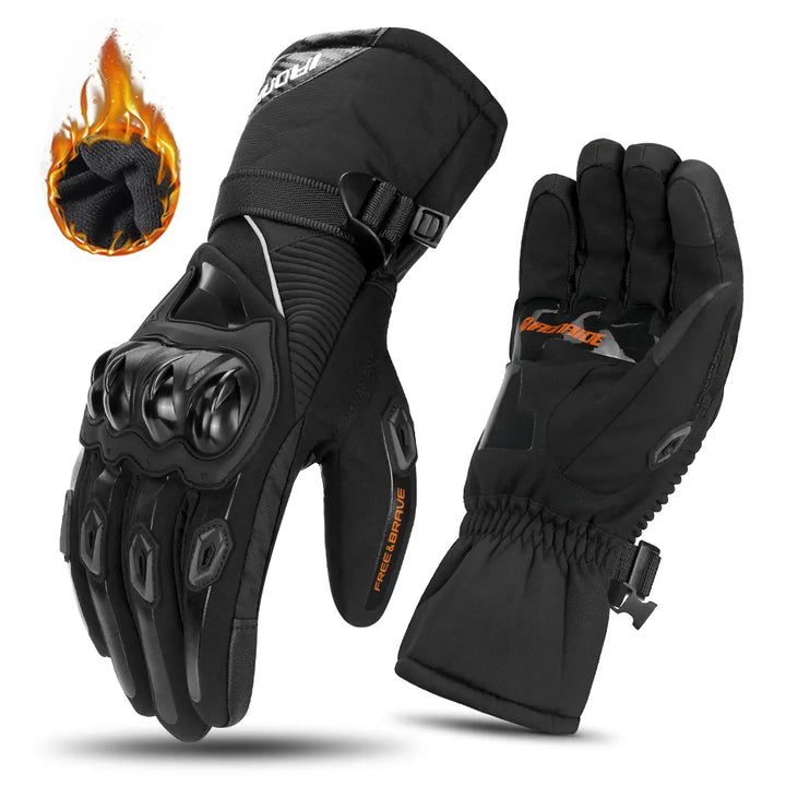 Thermal Insulated Motorcycle Gloves | Warm for Winter Riding