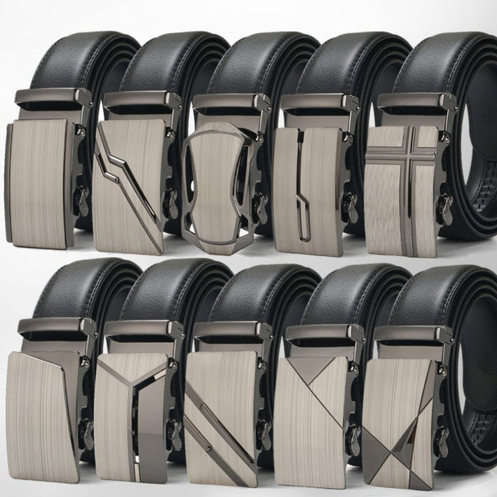 Henrikas | Classic Men's Leather Belt with Matte Buckle