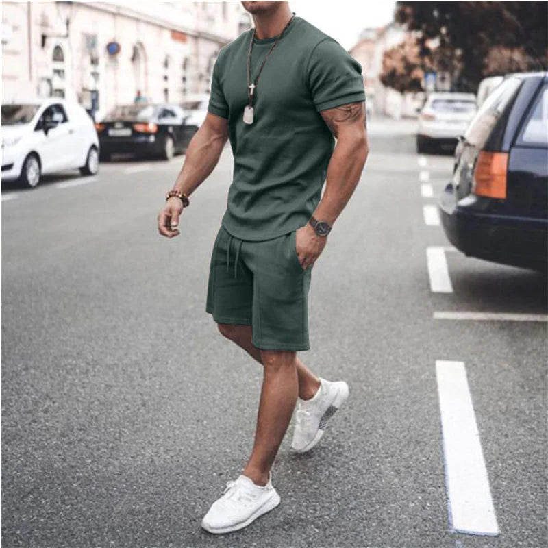 Alsten | Lightweight Short Sleeve Shirt & Matching Shorts For Men