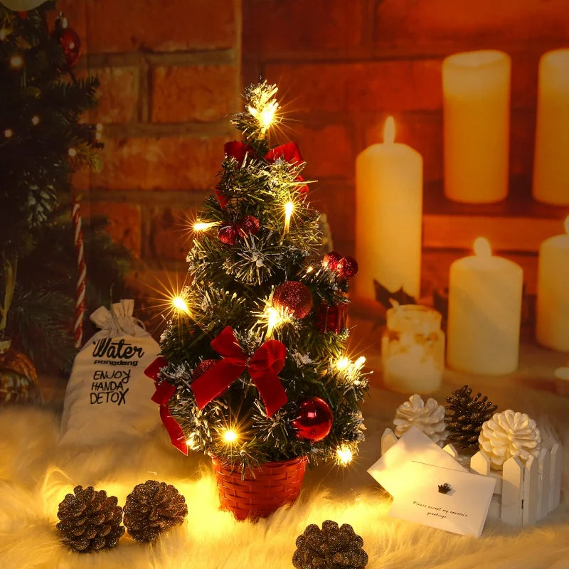 LED Mini Christmas Tree for Home & Office | 40 cm