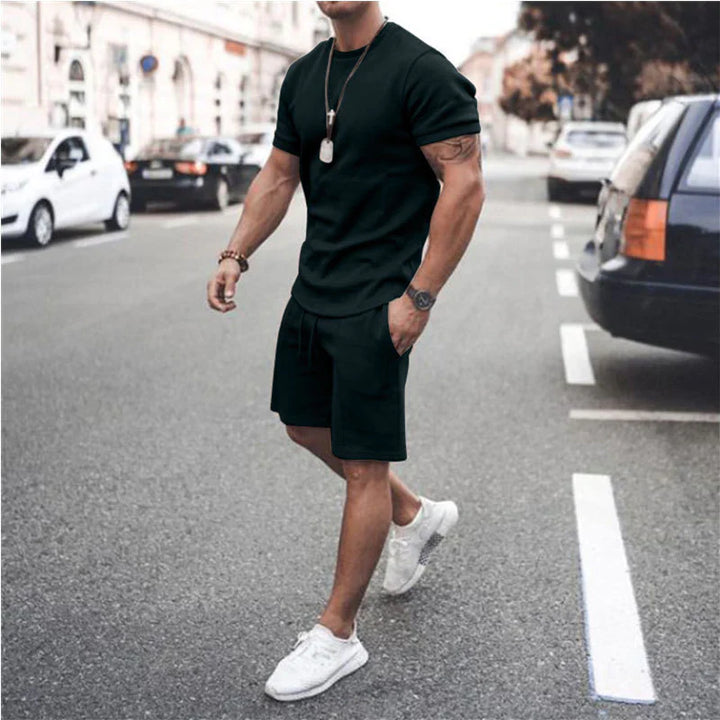 Alsten | Lightweight Short Sleeve Shirt & Matching Shorts For Men