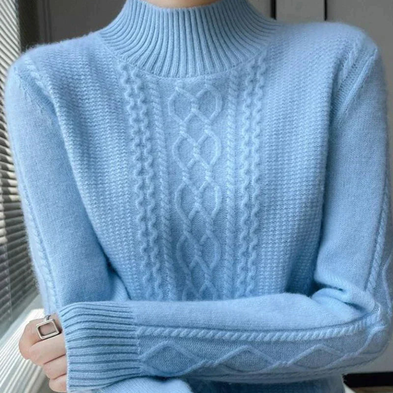 Women’s Cashmere-like Turtleneck Sweater