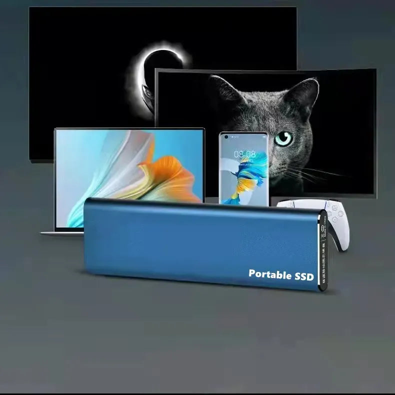 Slim 4 TB USB-C External Hard Drive | High-Speed & Reliable