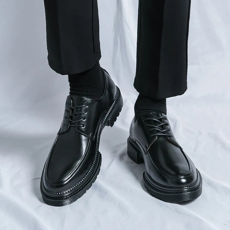 Men’s Classic Lace-Up Oxford Dress Shoes