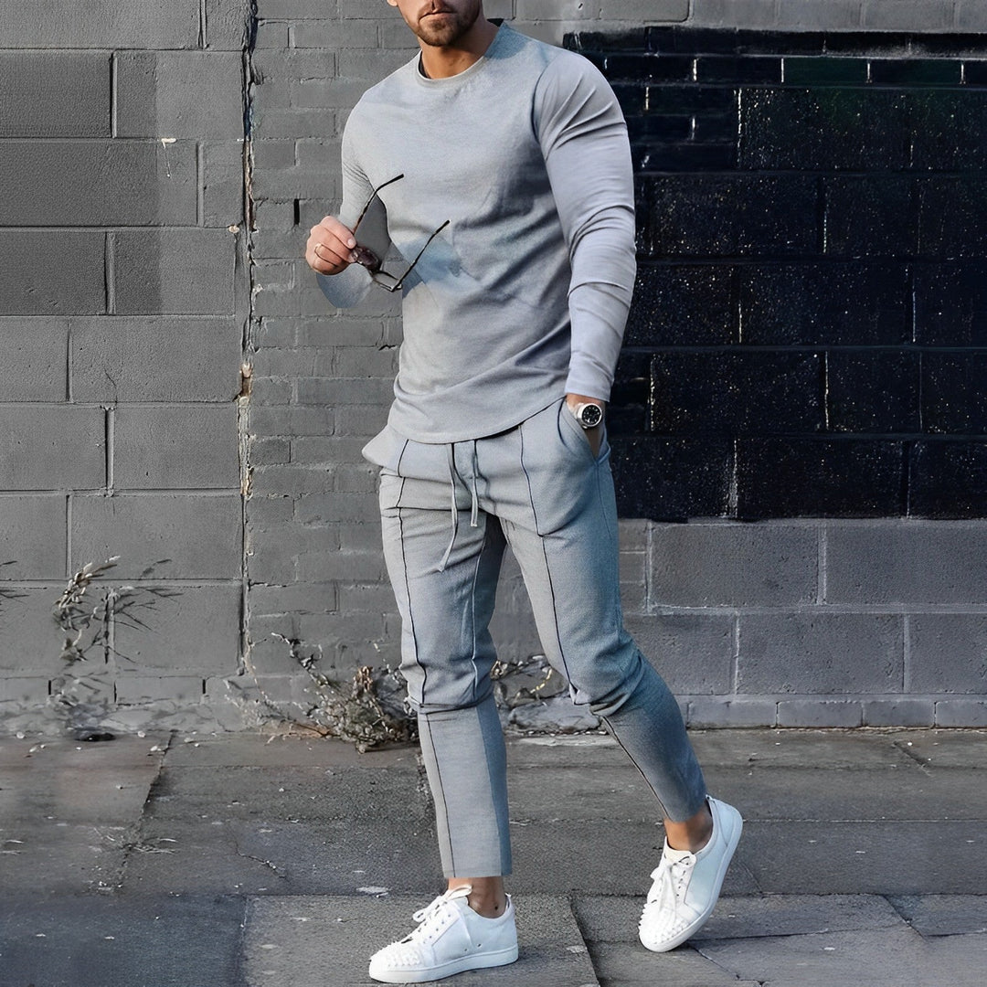 Men’s Stylish Set | Flexible Two-Piece Casual Outfit