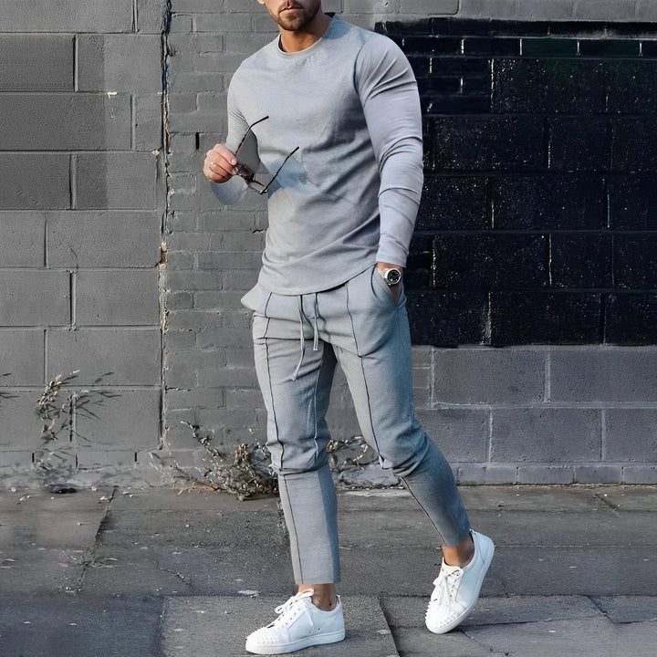 Men’s Stylish Set | Flexible Two-Piece Casual Outfit