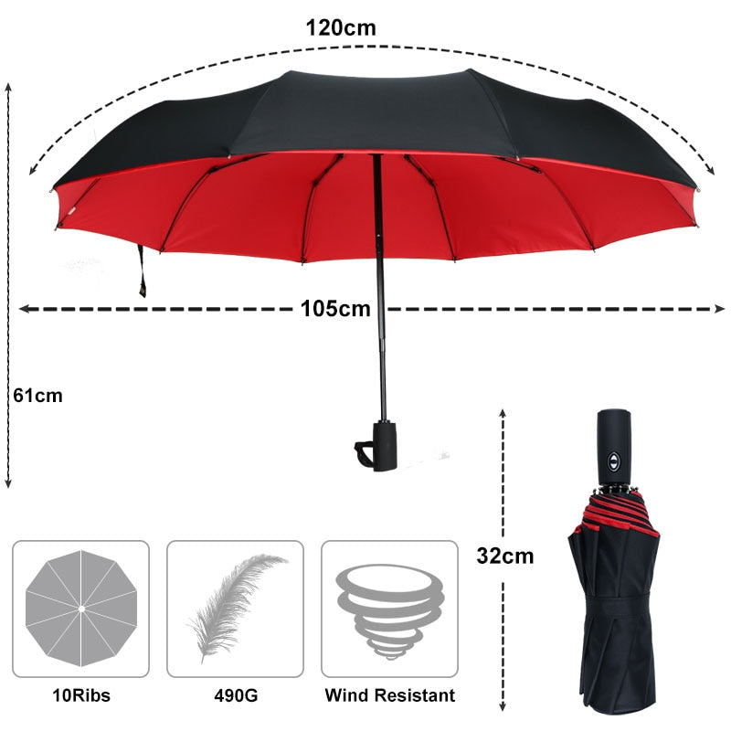 Compact Storm-Proof Umbrella | Durable & Wind-Resistant