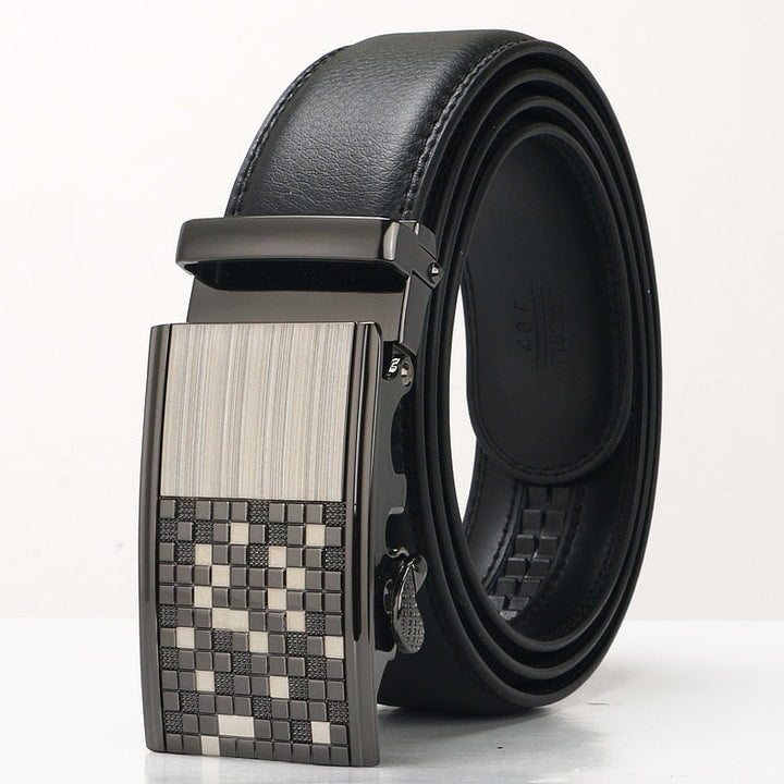 Henrikas | Classic Men's Leather Belt with Matte Buckle