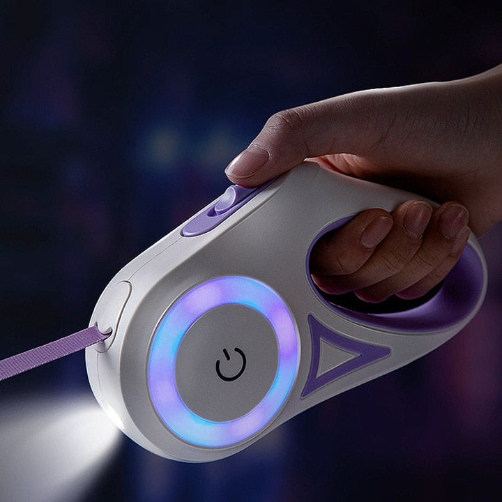 Automatic Extendable LED Dog Leash