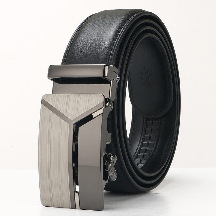 Henrikas | Classic Men's Leather Belt with Matte Buckle