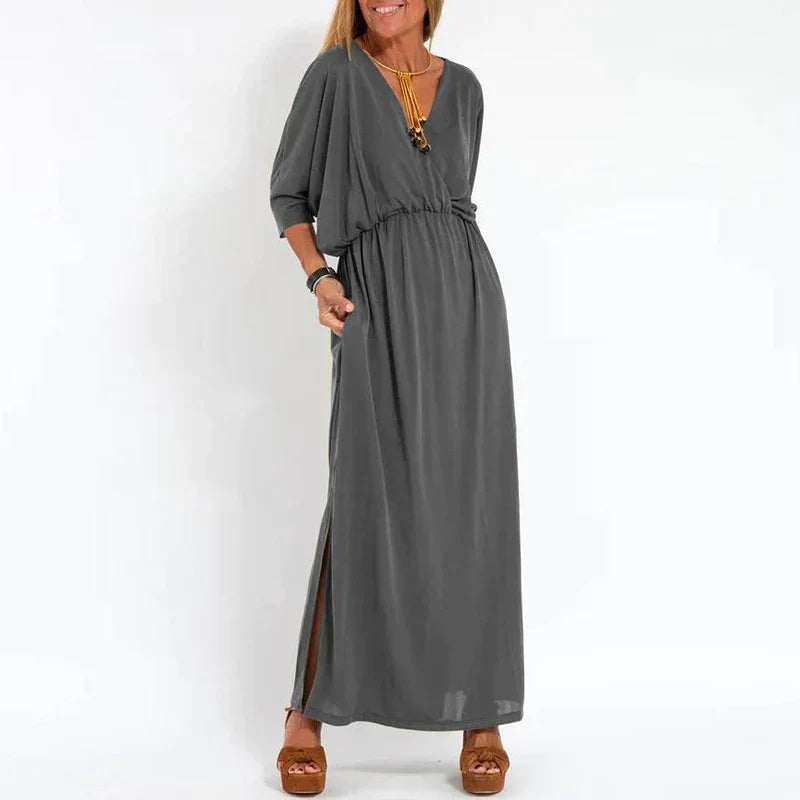 Sienna | Elegant High-Waist Dress Design with Side Slit