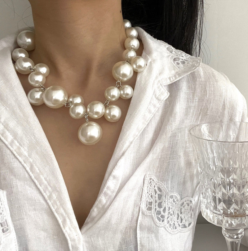 Elise | Stunning Pearl Necklace – Elegant Classic Jewelry for Women