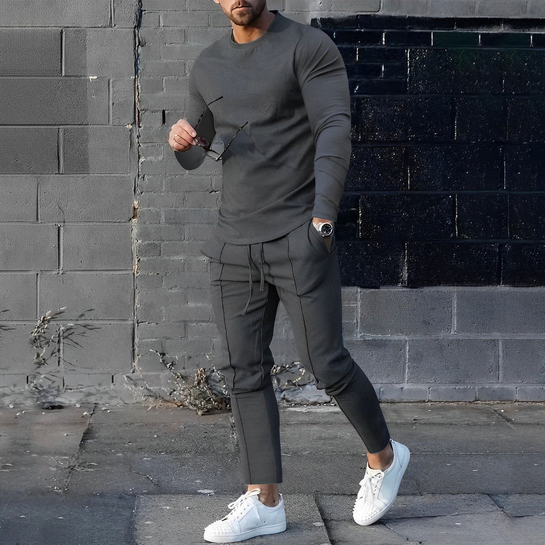 Men’s Stylish Set | Flexible Two-Piece Casual Outfit