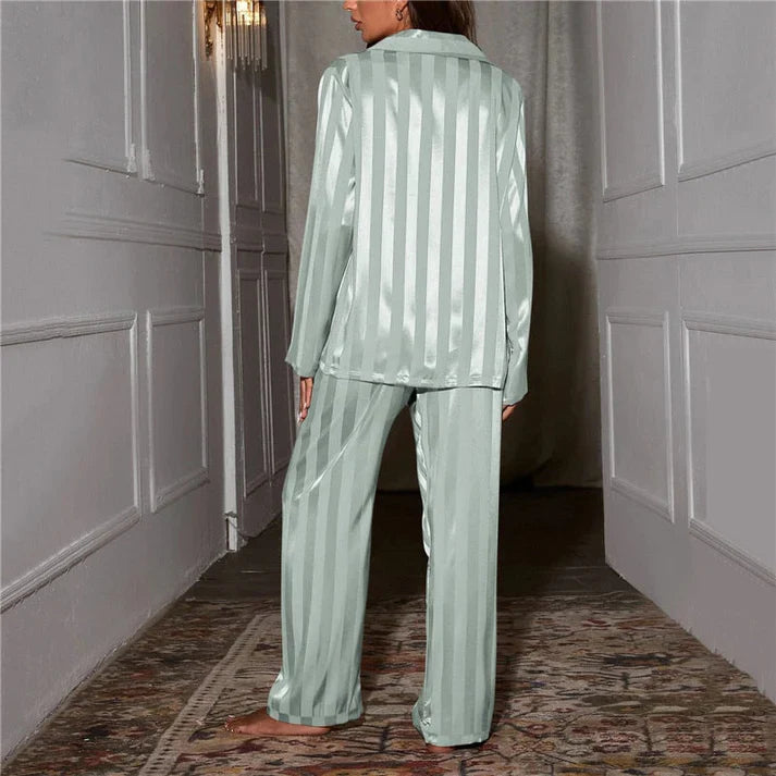 Evania | Women’s Satin Pajama Set