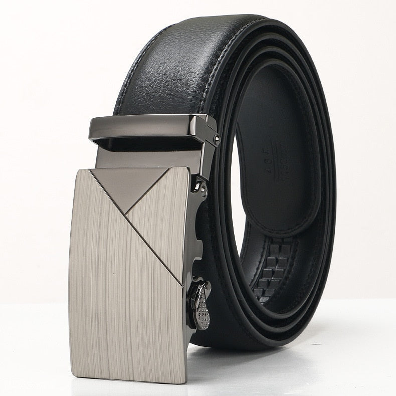 Henrikas | Classic Men's Leather Belt with Matte Buckle
