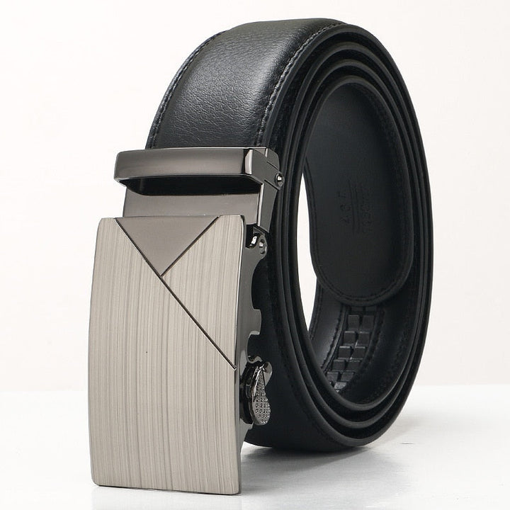 Henrikas | Classic Men's Leather Belt with Matte Buckle