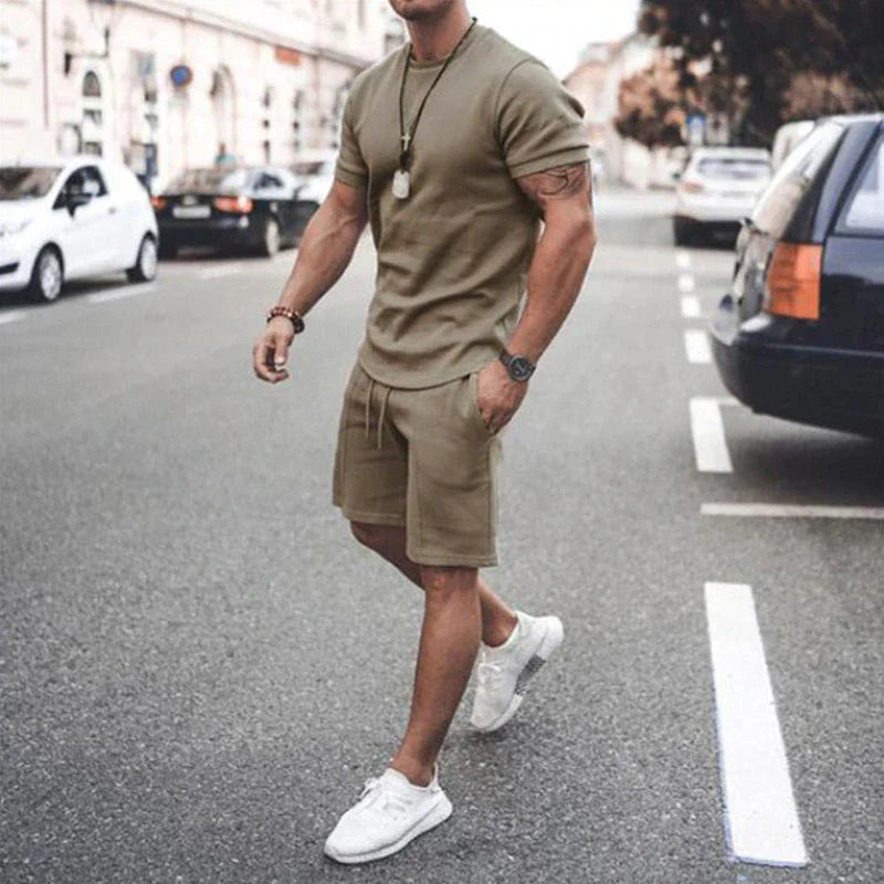 Alsten | Lightweight Short Sleeve Shirt & Matching Shorts For Men