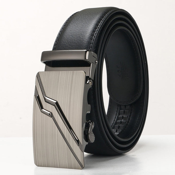 Henrikas | Classic Men's Leather Belt with Matte Buckle