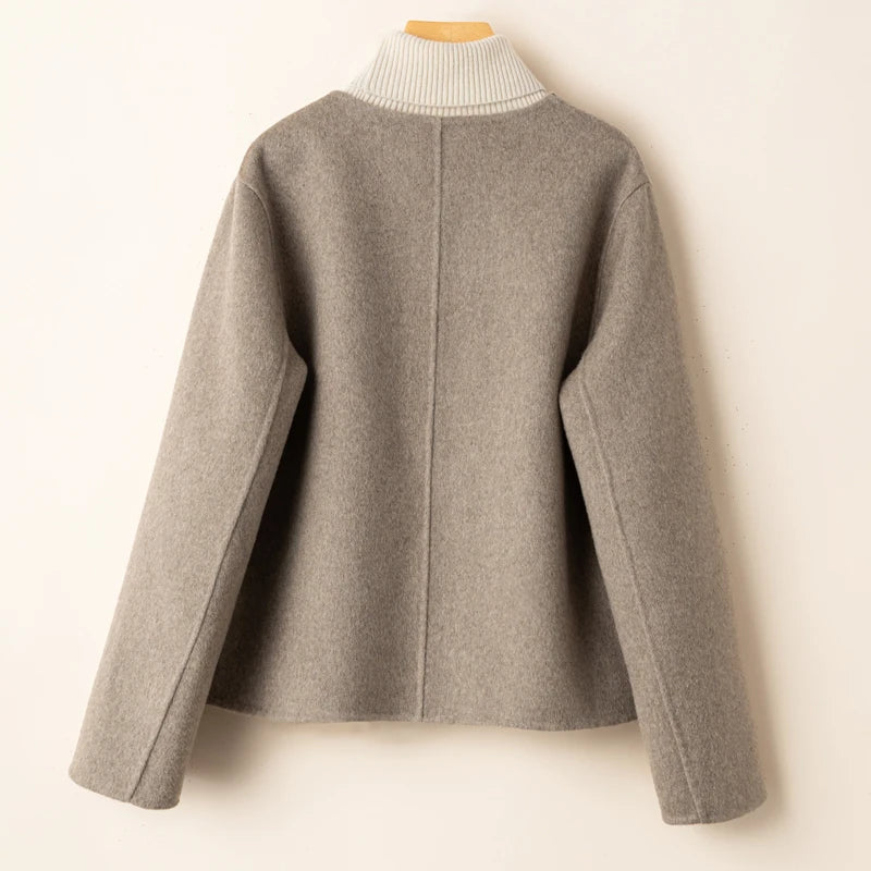 Women’s Cropped Wool-Blend Jacket | Warm & Stylish