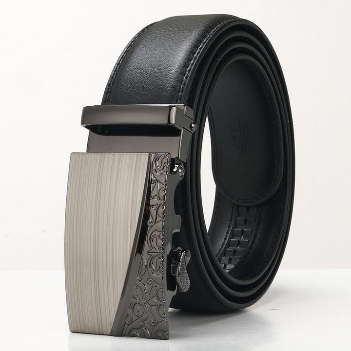 Henrikas | Classic Men's Leather Belt with Matte Buckle