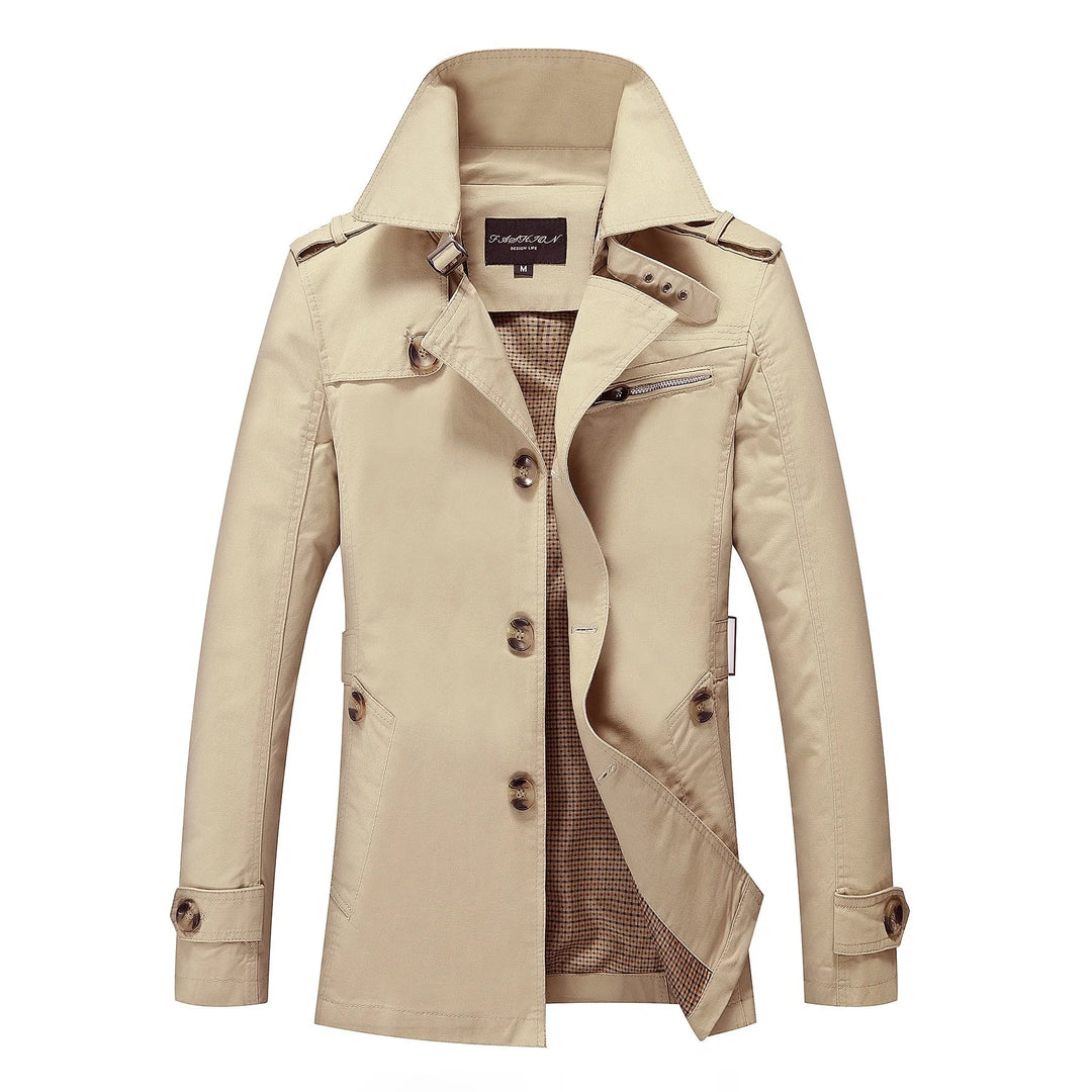 Men’s Long Trench Coat