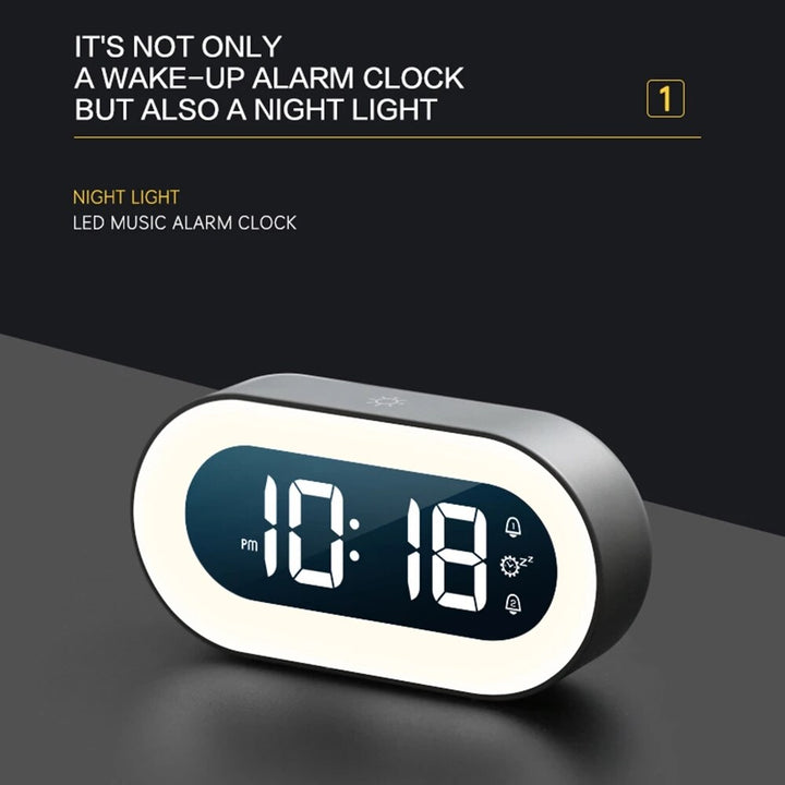 Zaza | Digital Alarm Clock with Night Light