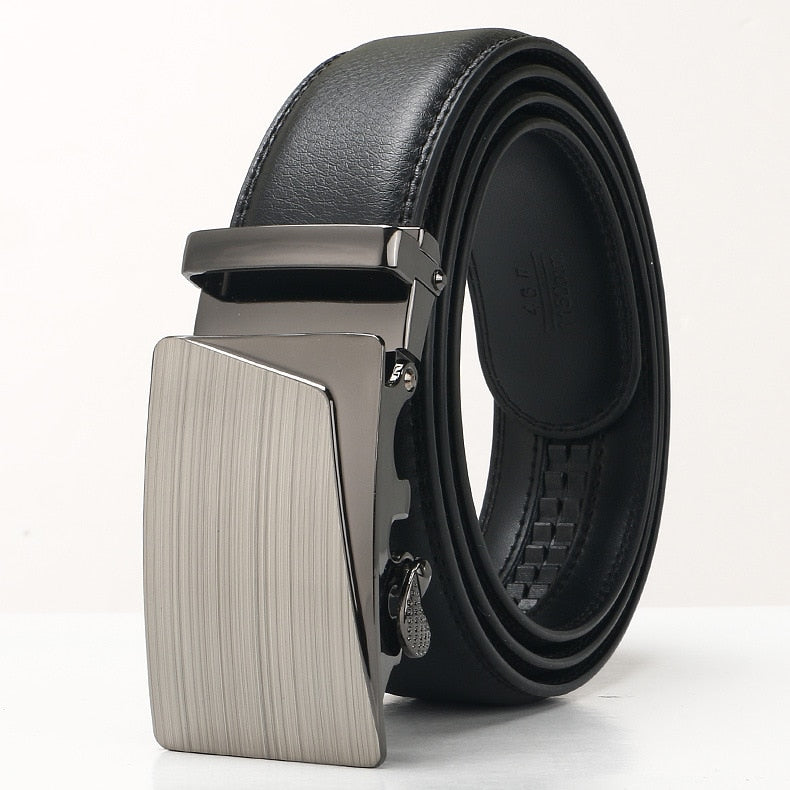 Henrikas | Classic Men's Leather Belt with Matte Buckle