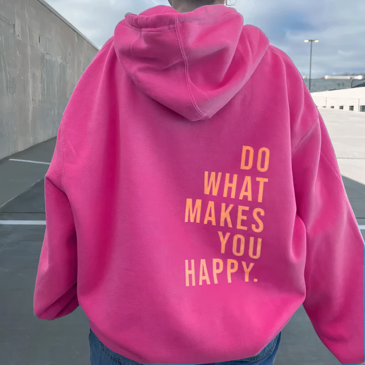 “Do What Makes You Happy” Unisex Hoodie | Casual & Cozy