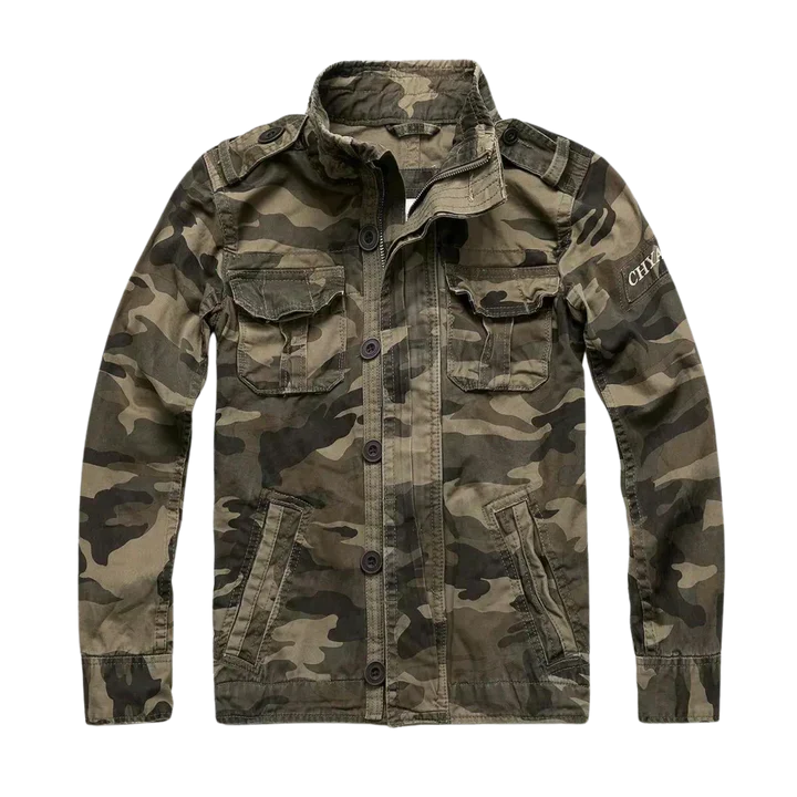 Classic Men’s Retro Jacket | Breathable Design & Multiple Pockets